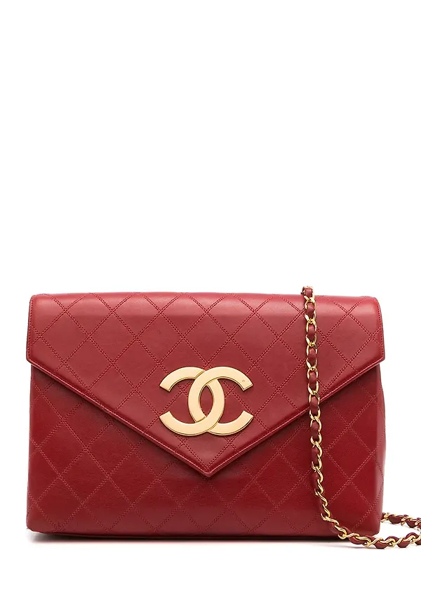 CHANEL Pre-Owned Jumbo Classic axelväska - Röd