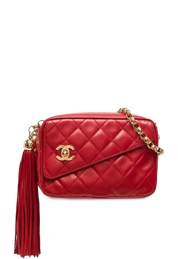 CHANEL Pre-Owned kameraväska från 1992 - Röd