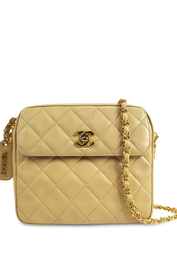 CHANEL Pre-Owned kameraväska från 1995 - Gul