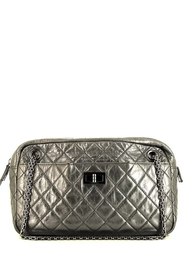 CHANEL Pre-Owned kameraväska med axelrem - Grå