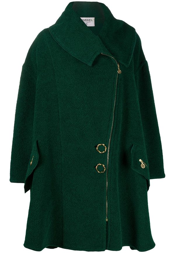 CHANEL Pre-Owned kappa från 1980-talet - Grön