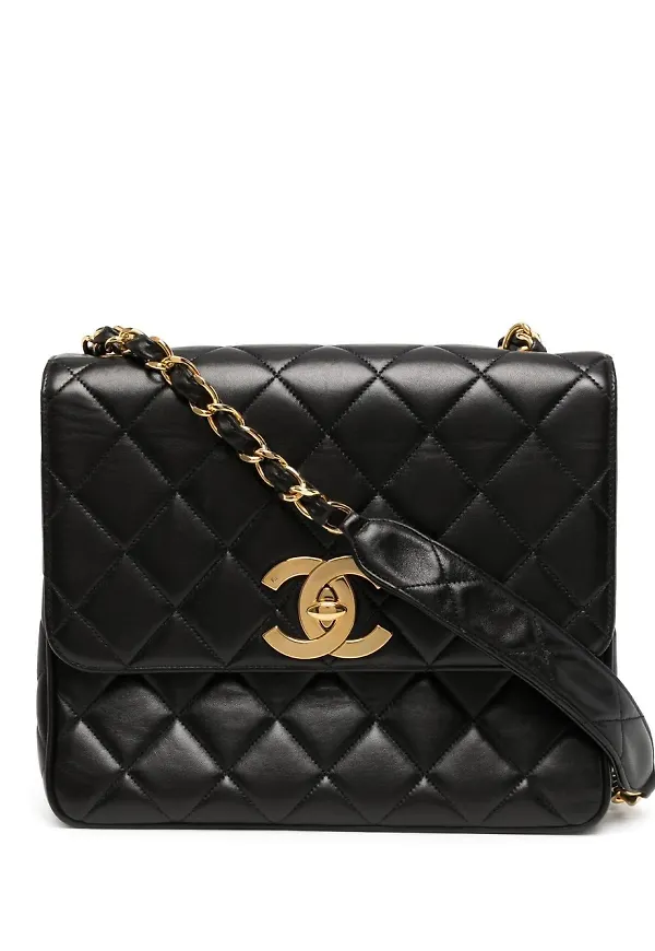 CHANEL Pre-Owned klassisk axelväska från 1995 - Svart