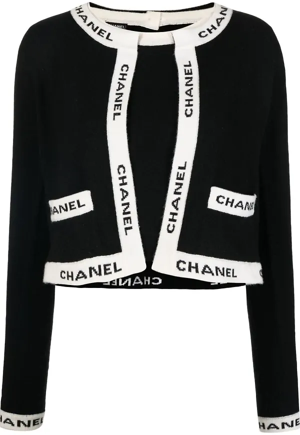 CHANEL Pre-Owned kofta från 1995 - Svart