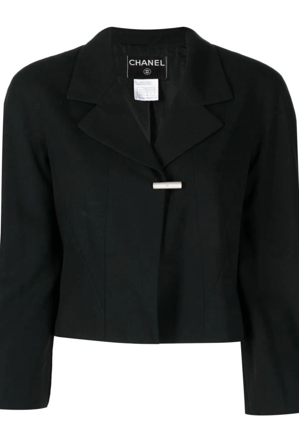 CHANEL Pre-Owned kort jacka från 1999 - Svart