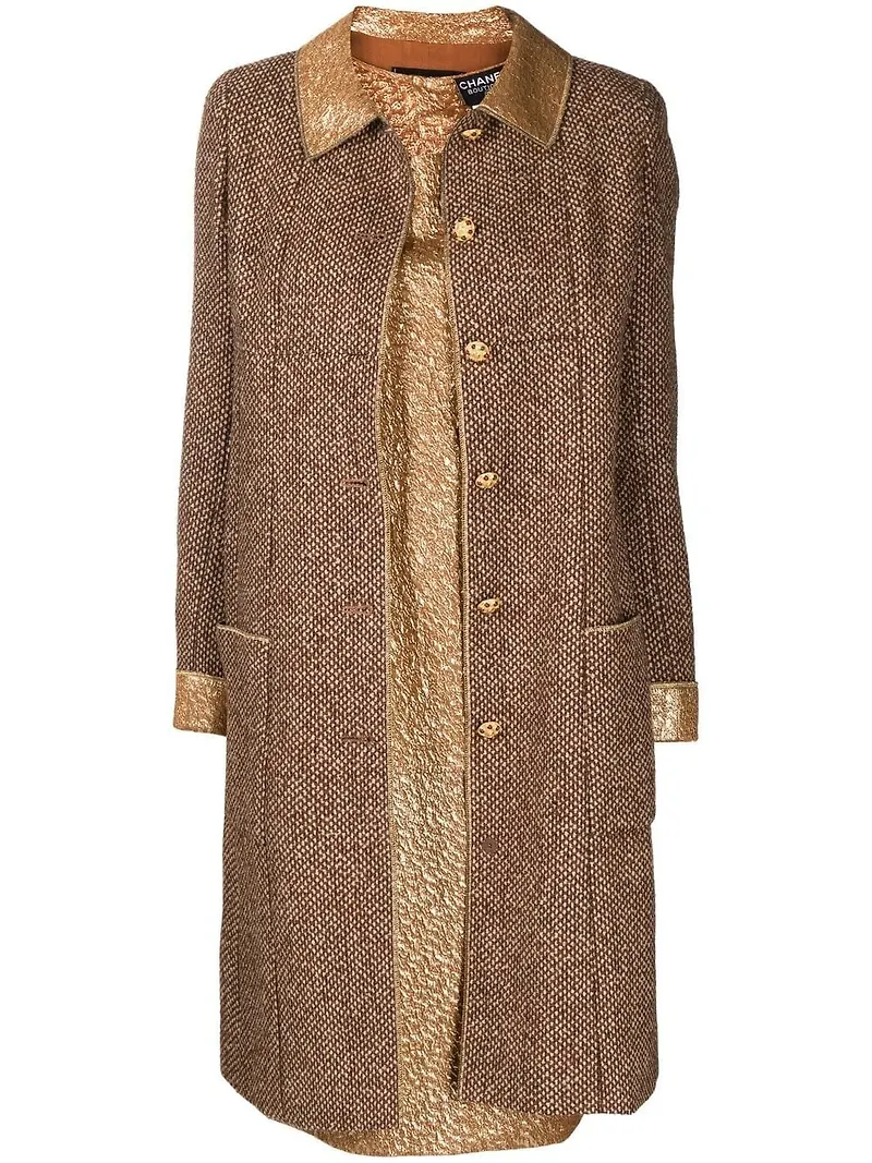 CHANEL Pre-Owned kostymset från 1996 - Guldfärgad
