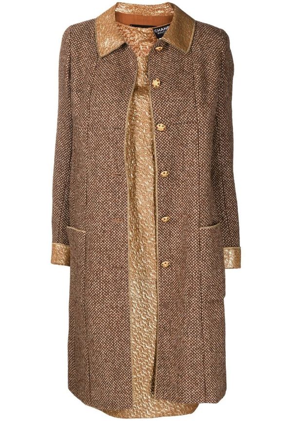 CHANEL Pre-Owned kostymset från 1996 - Guldfärgad