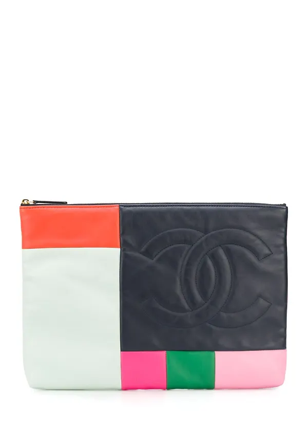 CHANEL Pre-Owned laptopfodral från 2015 - Blå