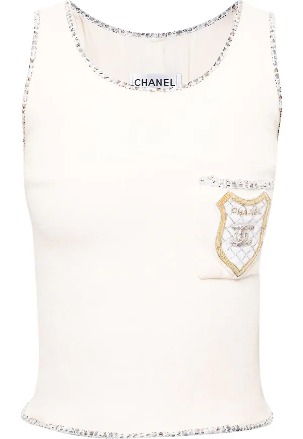 CHANEL Pre-Owned linne från 2005 - Vit