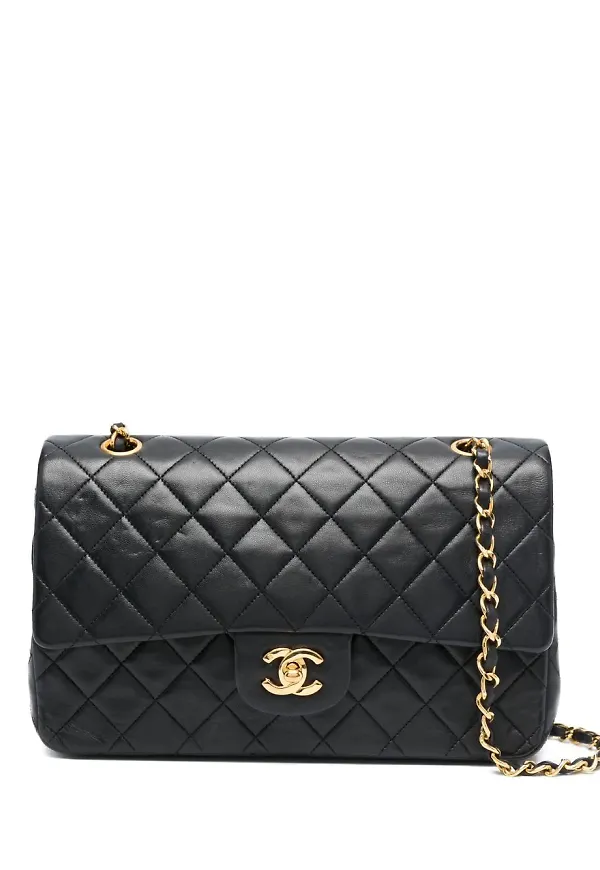 CHANEL Pre-Owned liten axelväska från 1989-1991 - Svart
