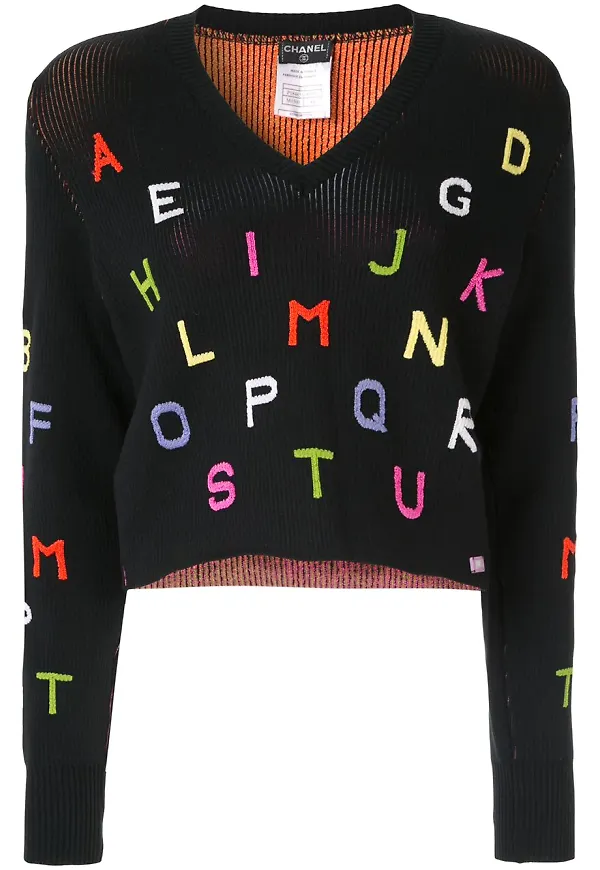 CHANEL Pre-Owned långärmad topp - Svart
