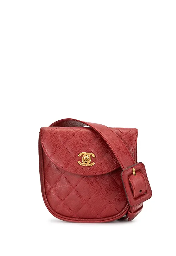 CHANEL Pre-Owned midjeväska - Röd