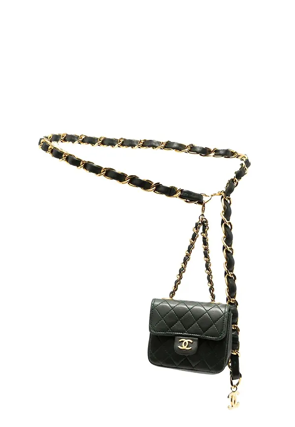 CHANEL Pre-Owned midjeväska från 1990-talet - Grön