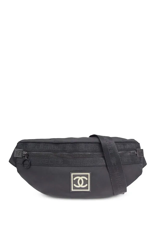 CHANEL Pre-Owned midjeväska från 2002 - Svart