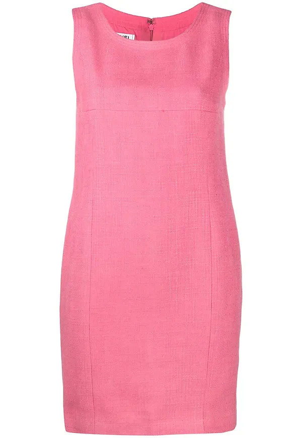 CHANEL Pre-Owned miniklänning med textur - Rosa