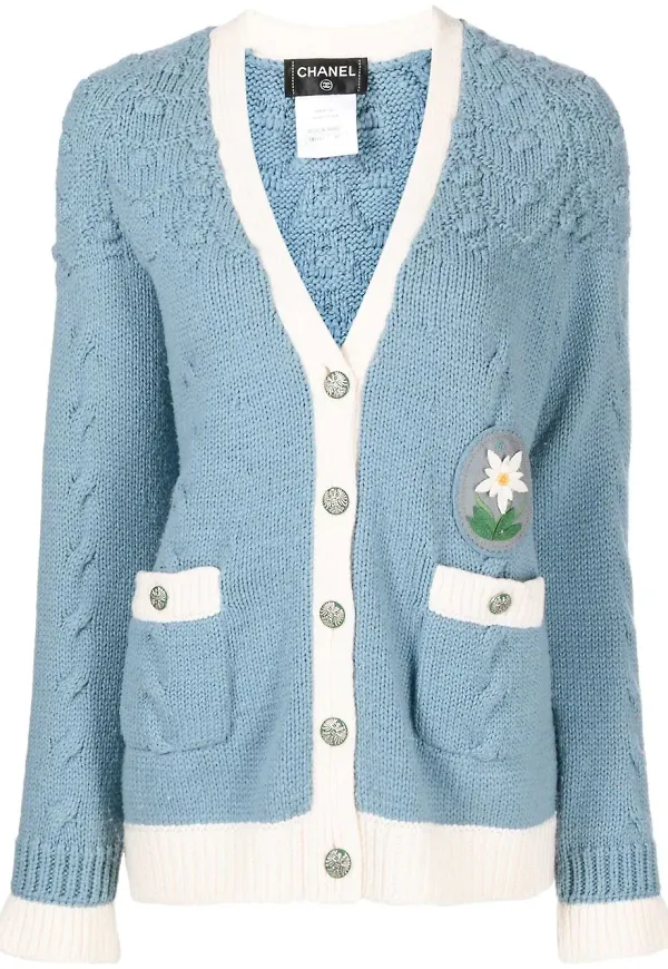 CHANEL Pre-Owned Paris Salzburg kofta - Blå