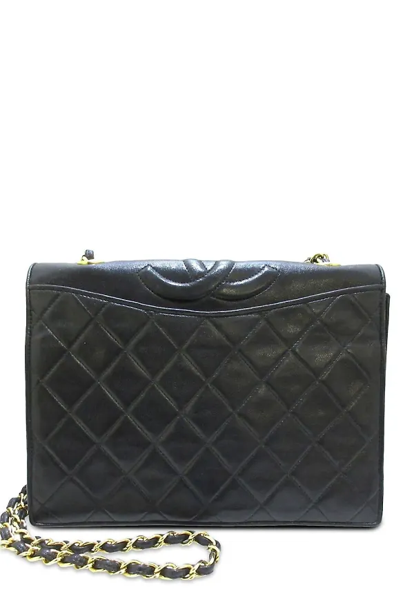 CHANEL Pre-Owned quiltad axelremsväska - Svart