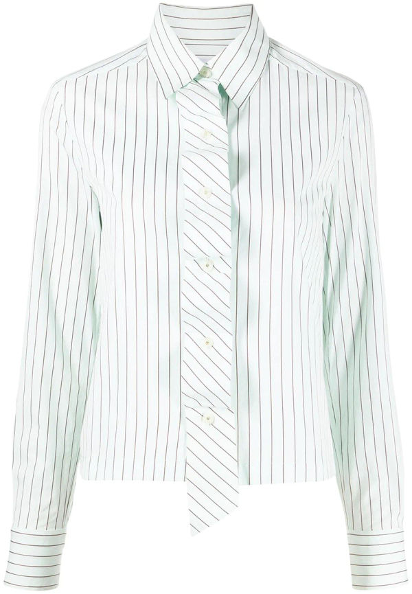 CHANEL Pre-Owned randig skjorta från 2002 - Blå