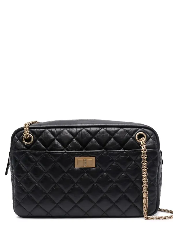 CHANEL Pre-Owned Reissue quiltad axelväska från 2008 - Svart
