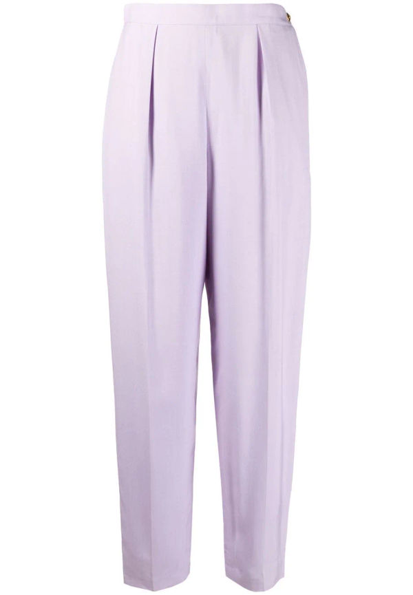CHANEL Pre-Owned slacks från 2000-talet - Lila