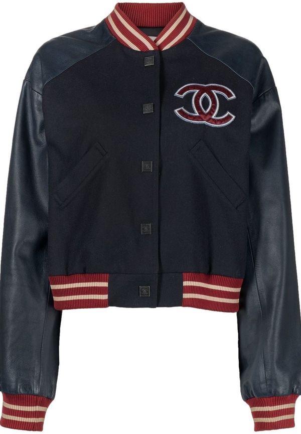CHANEL Pre-Owned Sports bomberjacka från 2004-2005 - Blå