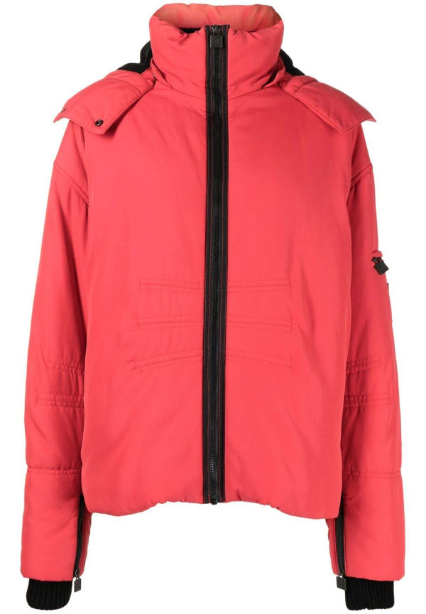 CHANEL Pre-Owned Sports Line jacka med huva från 2003 - Röd