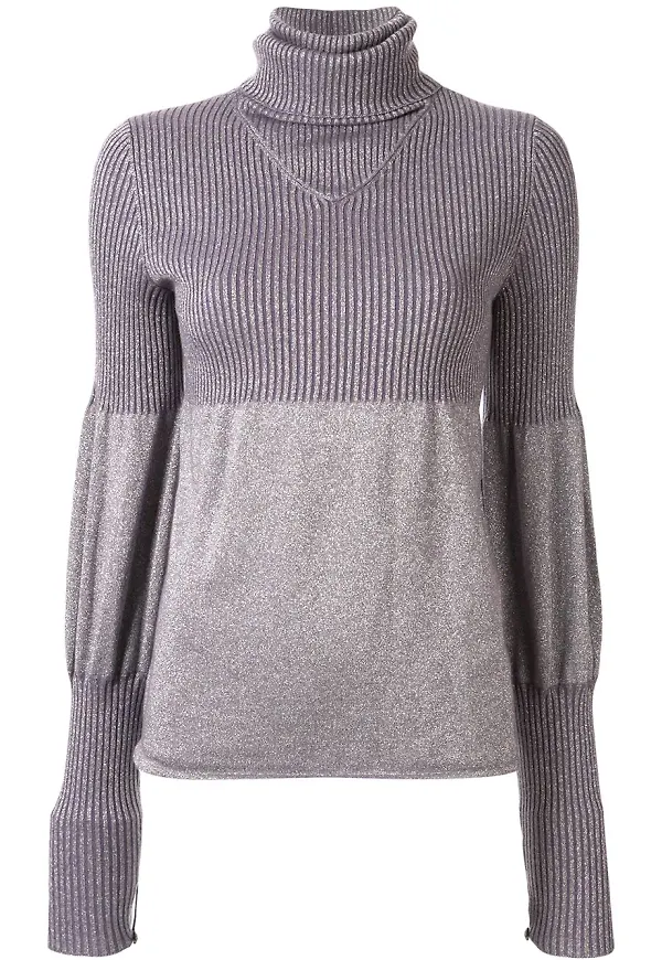 CHANEL Pre-Owned stickad topp från 2005 - Lila