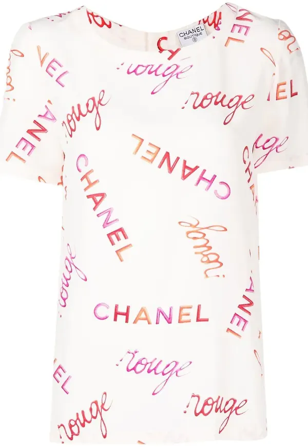 CHANEL Pre-Owned t-shirt från 1996 - Neutral