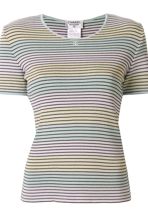 CHANEL Pre-Owned t-shirt från 1998 - Blå