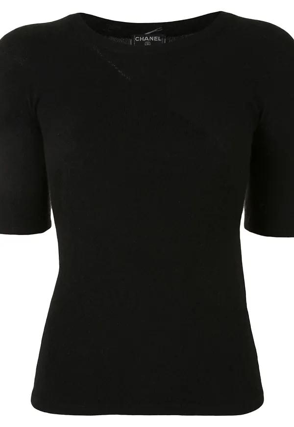 CHANEL Pre-Owned t-shirt från 2002 - Svart