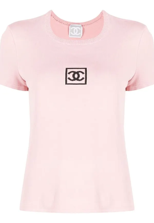 CHANEL Pre-Owned t-shirt från 2003 - Rosa