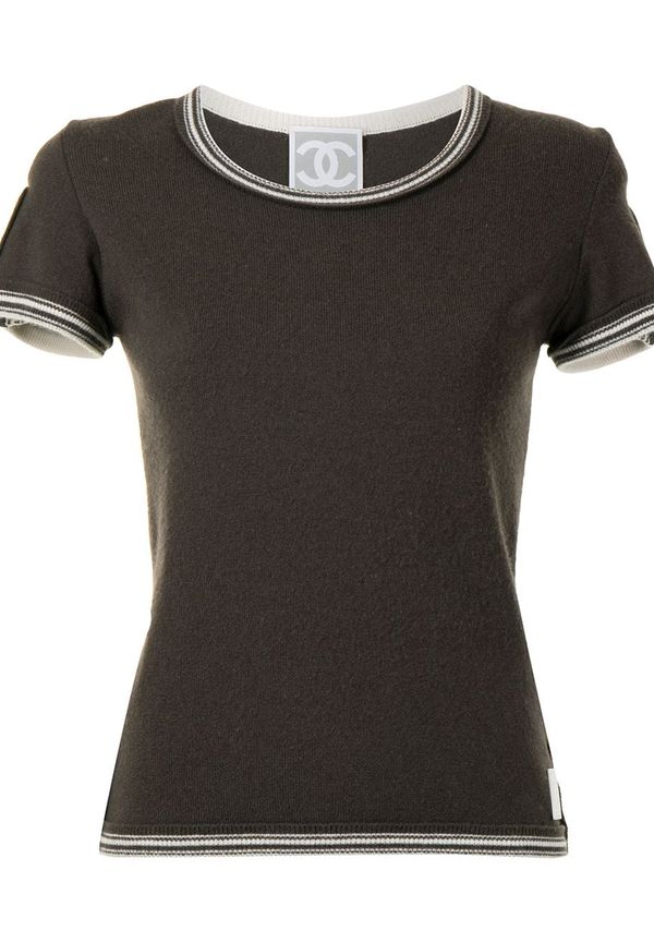 CHANEL Pre-Owned t-shirt från 2005 - Brun