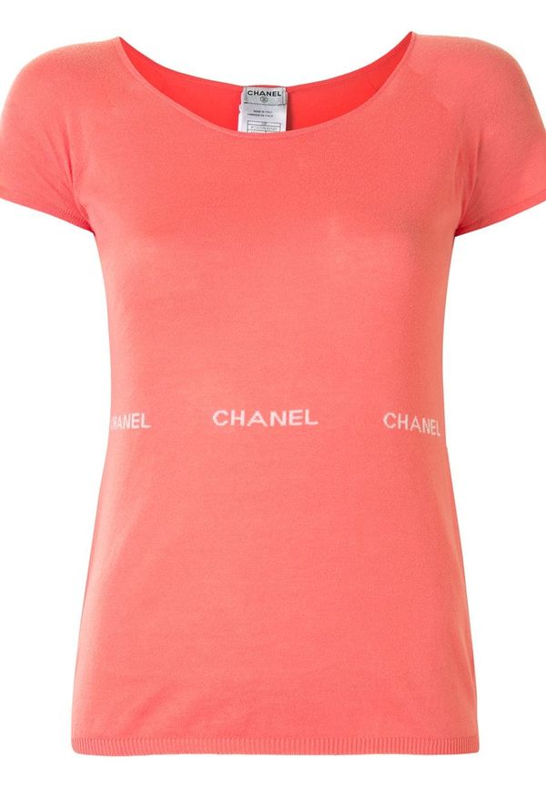 CHANEL Pre-Owned t-shirt med logotyp från 2004 - Rosa