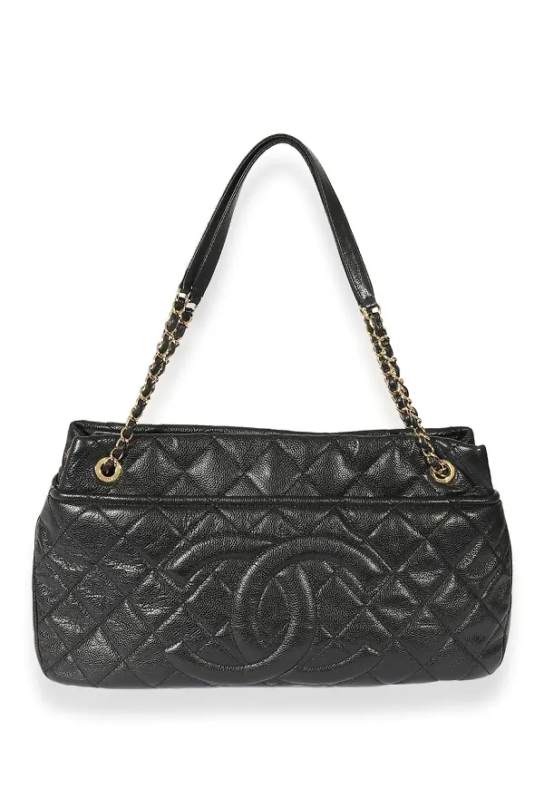 CHANEL Pre-Owned T Timeless totebag - Svart