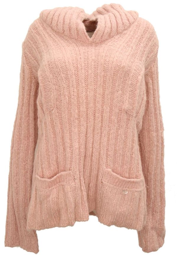 CHANEL Pre-Owned tröja med hög krage från 2004 - Rosa