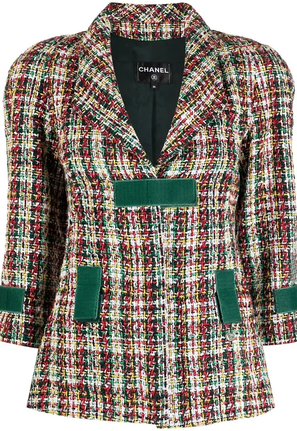 CHANEL Pre-Owned tweedjacka från 1990-2000-talet - Flerfärgad