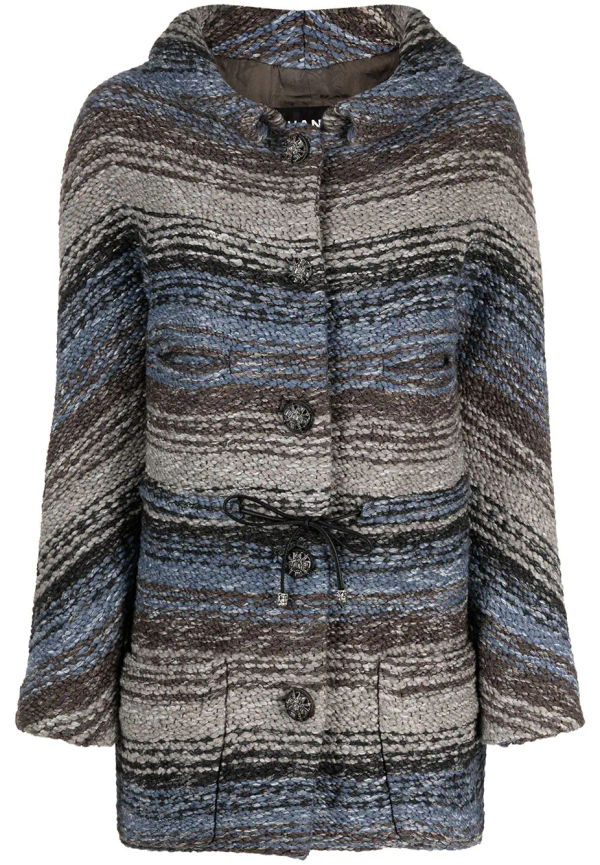 CHANEL Pre-Owned vävd jacka från 2010 - Grå