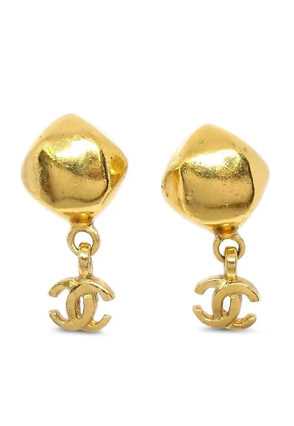 CHANEL Pre-Owned örhängen från 1998 - Guldfärgad