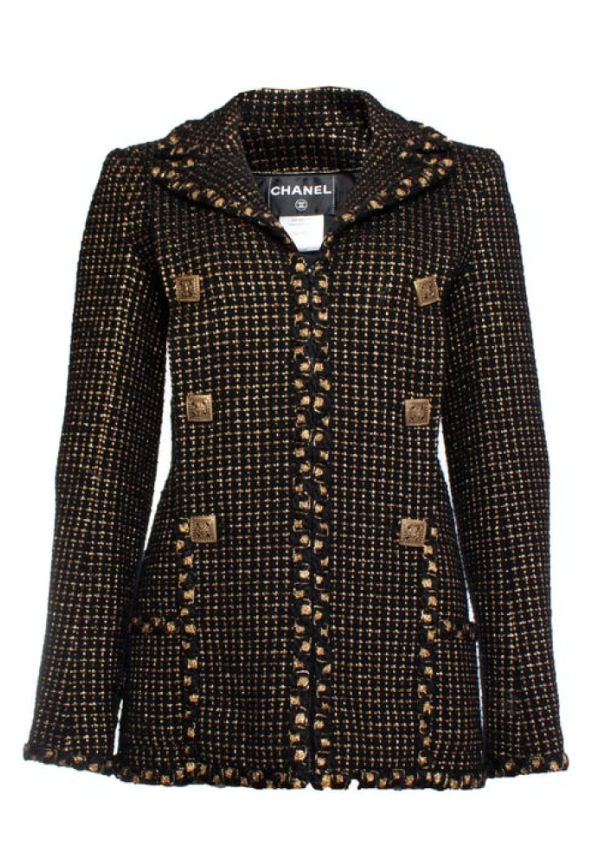 Chanel Vintage - Vintage Kappor - Svart - Dam - Storlek: S