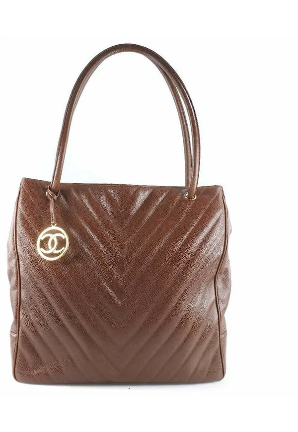 Chanel Vintage - Vintage Väskor - Brun - Dam - Storlek: ONE Size