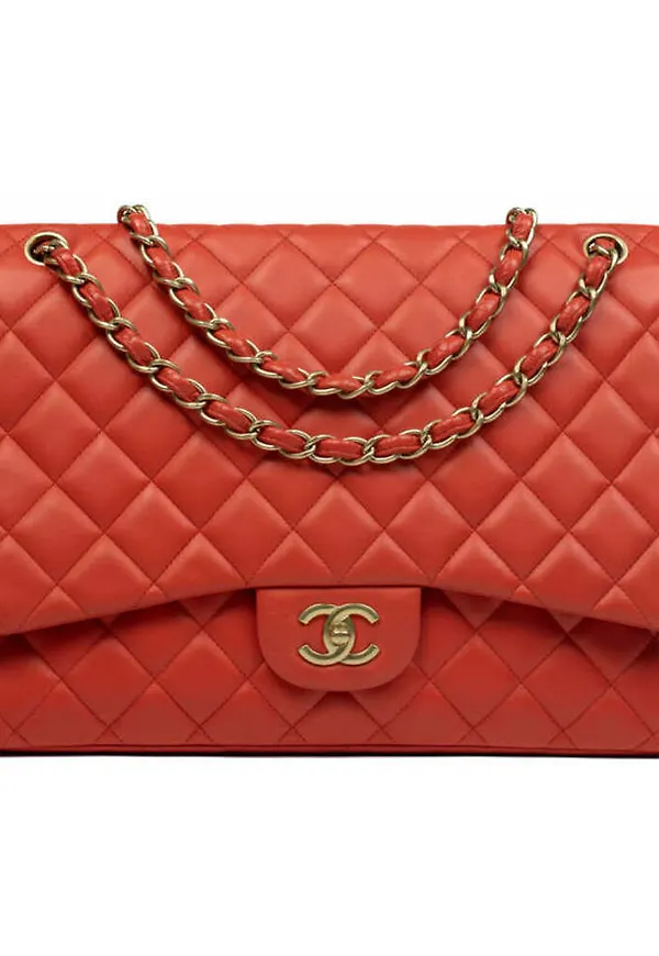 Chanel Vintage - Vintage Väskor - Orange - Dam - Storlek: ONE Size