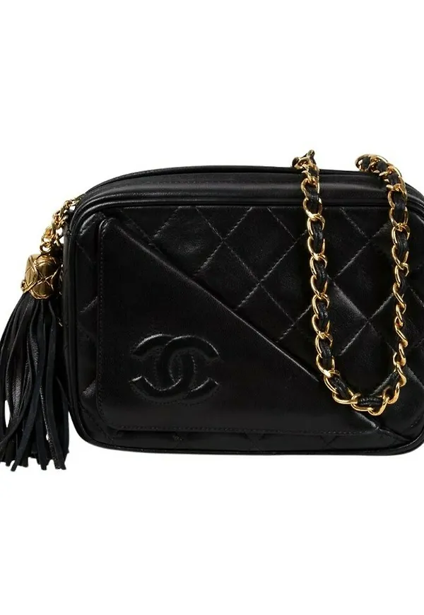 Chanel Vintage - Vintage Väskor - Svart - Dam - Storlek: ONE Size