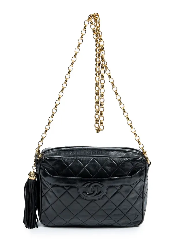 Chanel Vintage - Vintage Väskor - Svart - Dam - Storlek: ONE Size