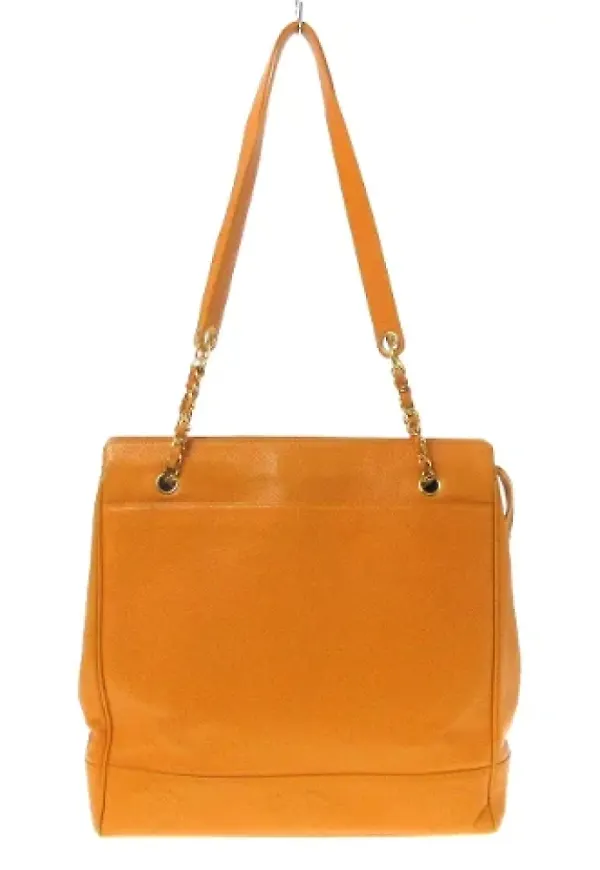Chanel Vintage Pre-owned Läder chanel-vskor Orange, Dam