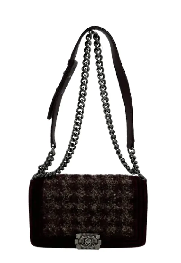 Chanel Vintage Skulderväska som är begagnad Röd, Dam