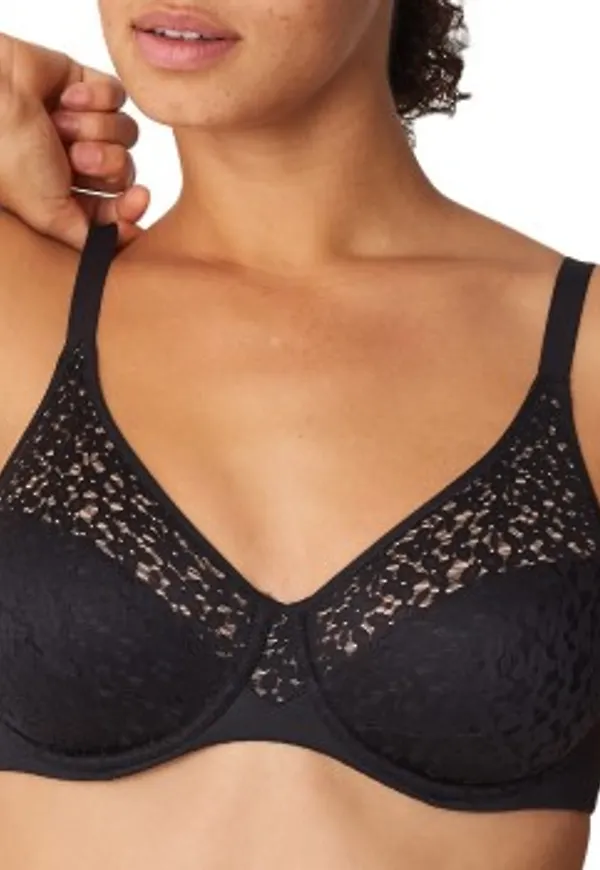 Chantelle BH EasyFeel Norah Underwired Bra Svart nylon J 85 Dam