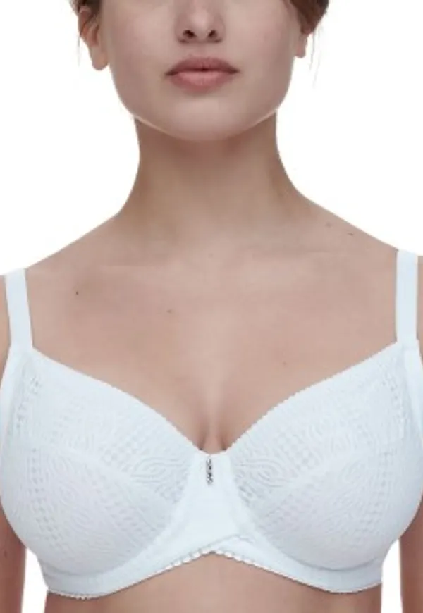 Chantelle BH EasyFeel Very Covering Underwired Bra Vit nylon G 80 Dam