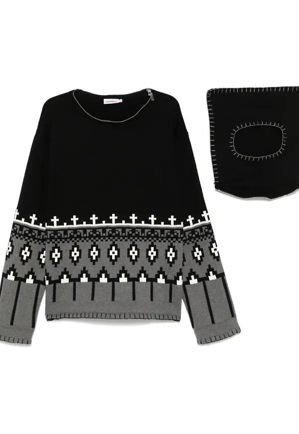 Charles Jeffrey Loverboy Boo tröja - Svart