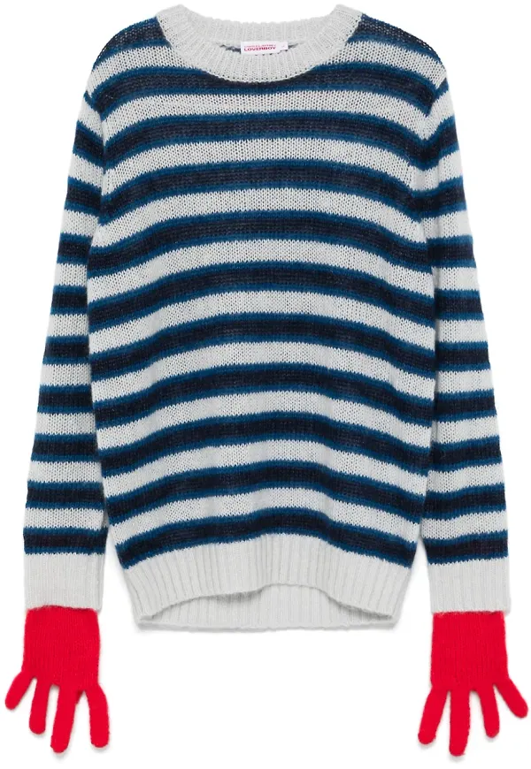 Charles Jeffrey Loverboy Mohair Gloves tröja - Blå