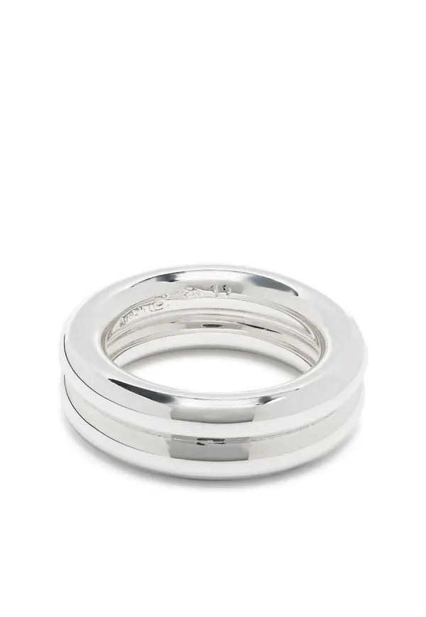 Charlotte Chesnais Double Brahma ring - Silverfärgad
