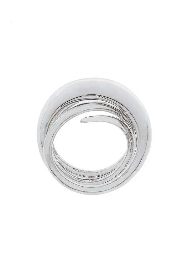 Charlotte Chesnais Hurly Burly ring - Metallic
